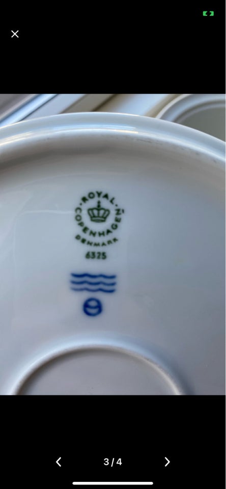 Porcelæn Skål med låg Royal