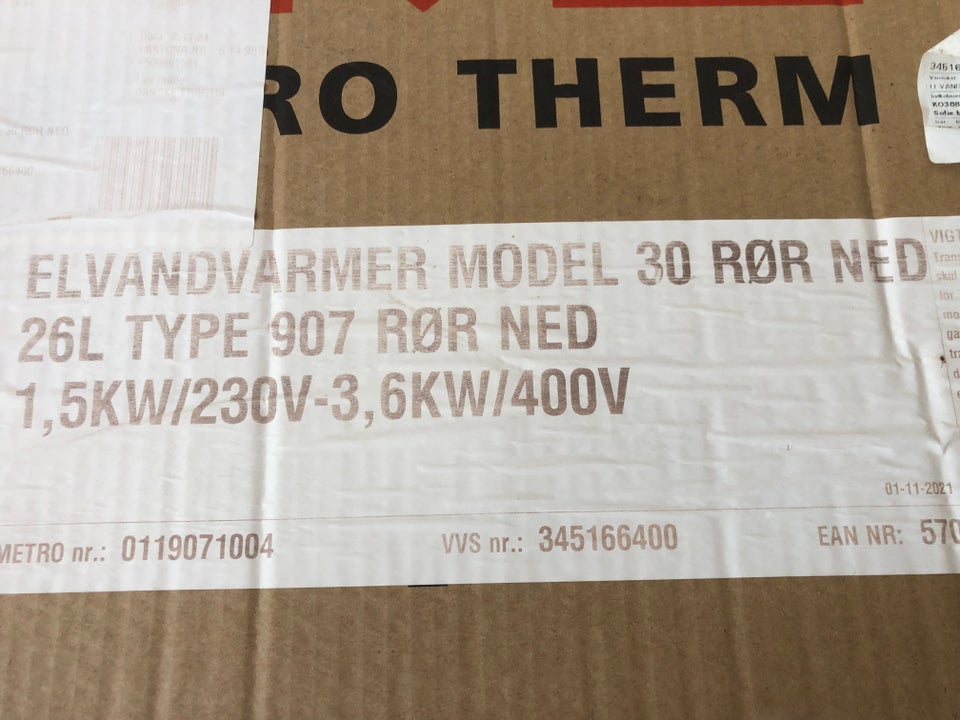 Varmtvandsbeholder, Metro Therm