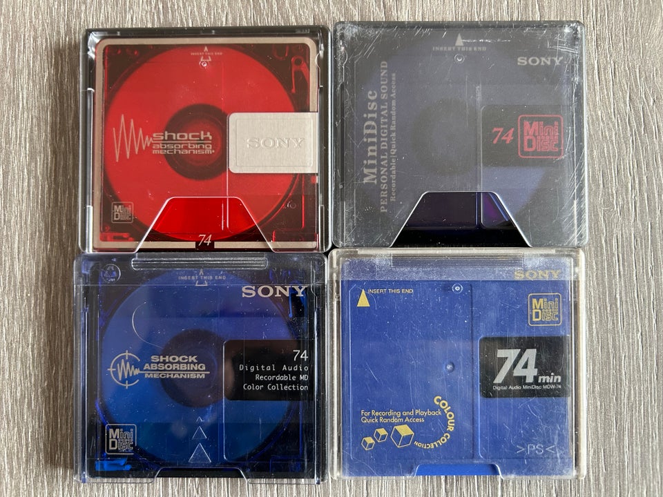 Tilbehør, Sony, MiniDisc 74 min