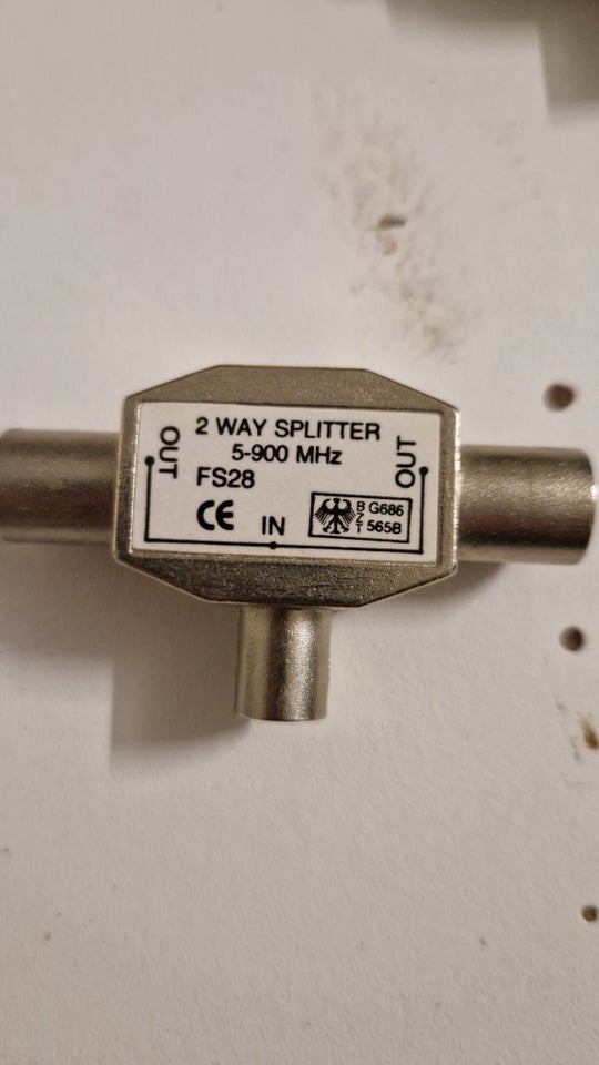 Splitter, Triax, 2 way out