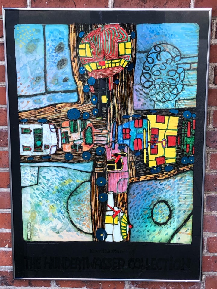 Kunsttryk, F. Hundertwasser, b: 60