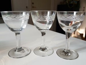 Glas 3 portvinsglas Ejby