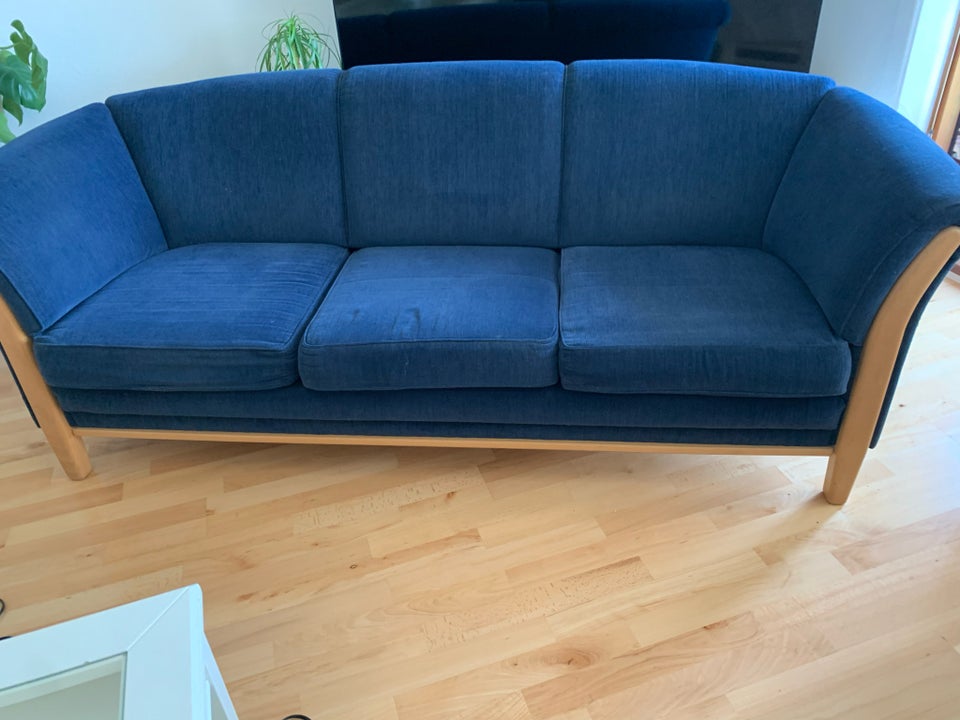 Sofa fløjl 3 pers