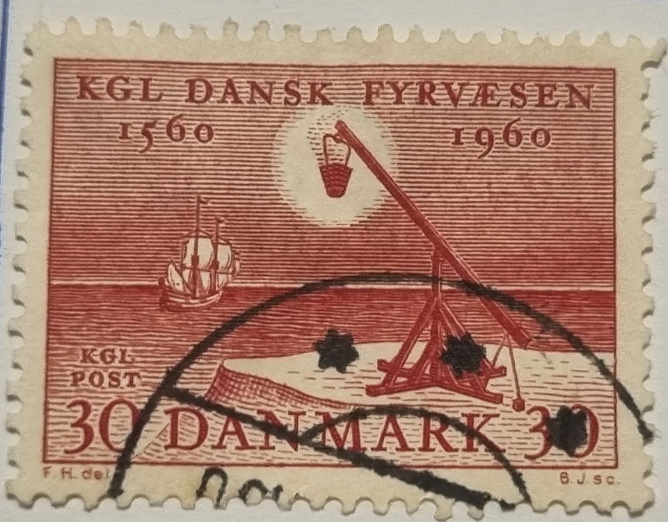 Danmark stemplet Variant