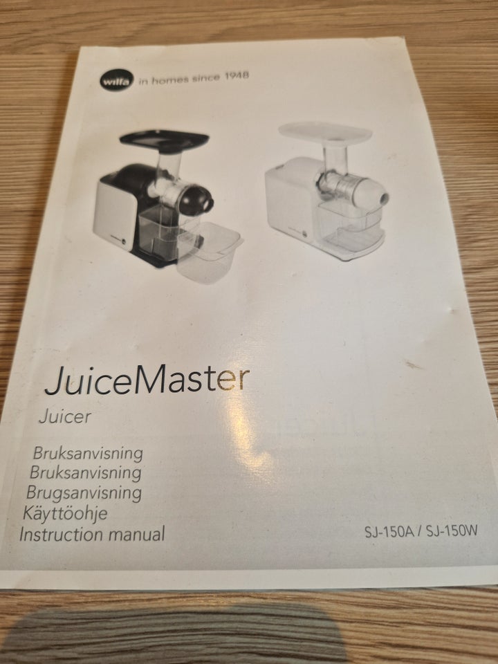 Slow juicer Wilfa