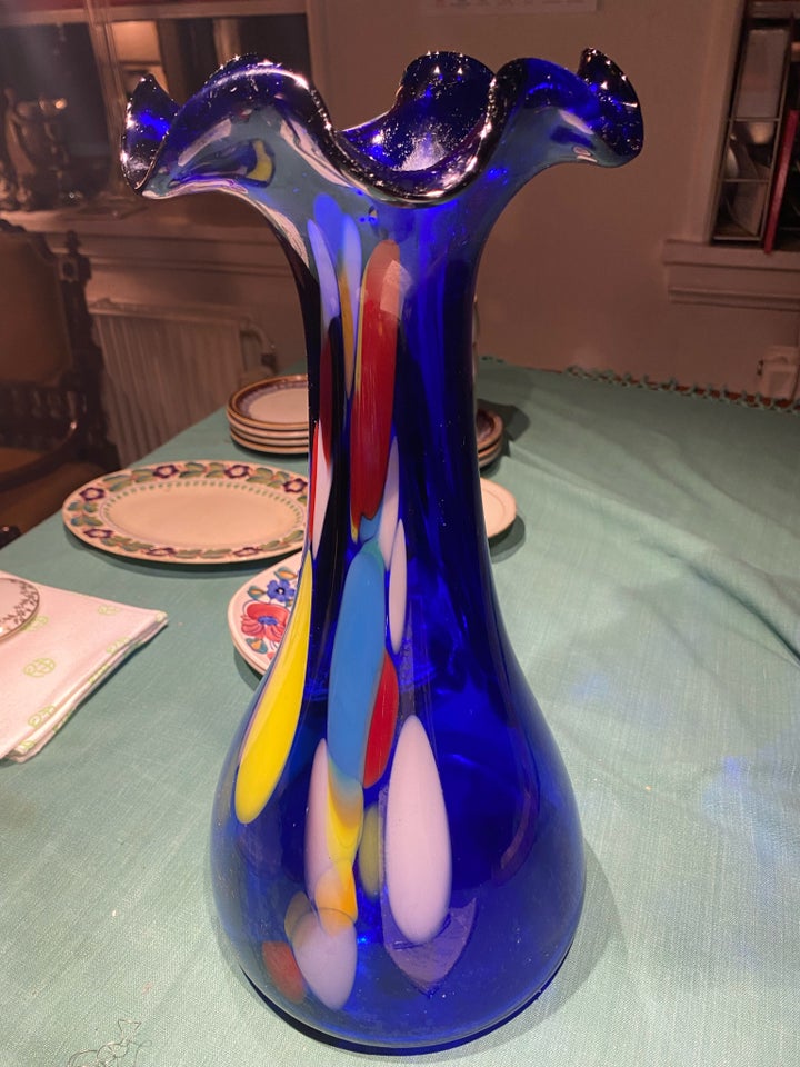 Vase, Millefiori Murano glas