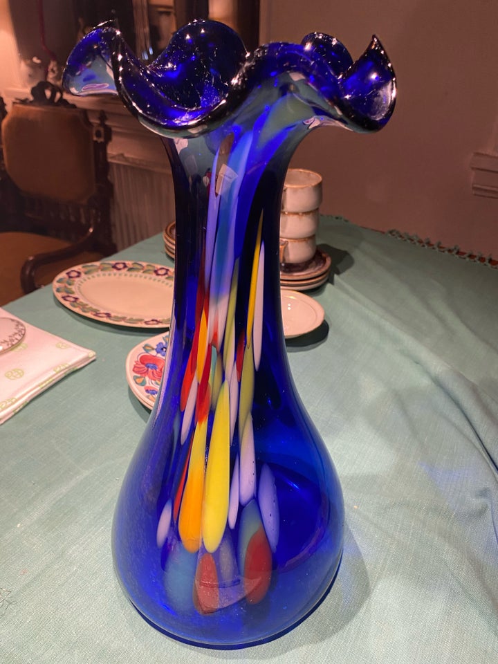 Vase, Millefiori Murano glas