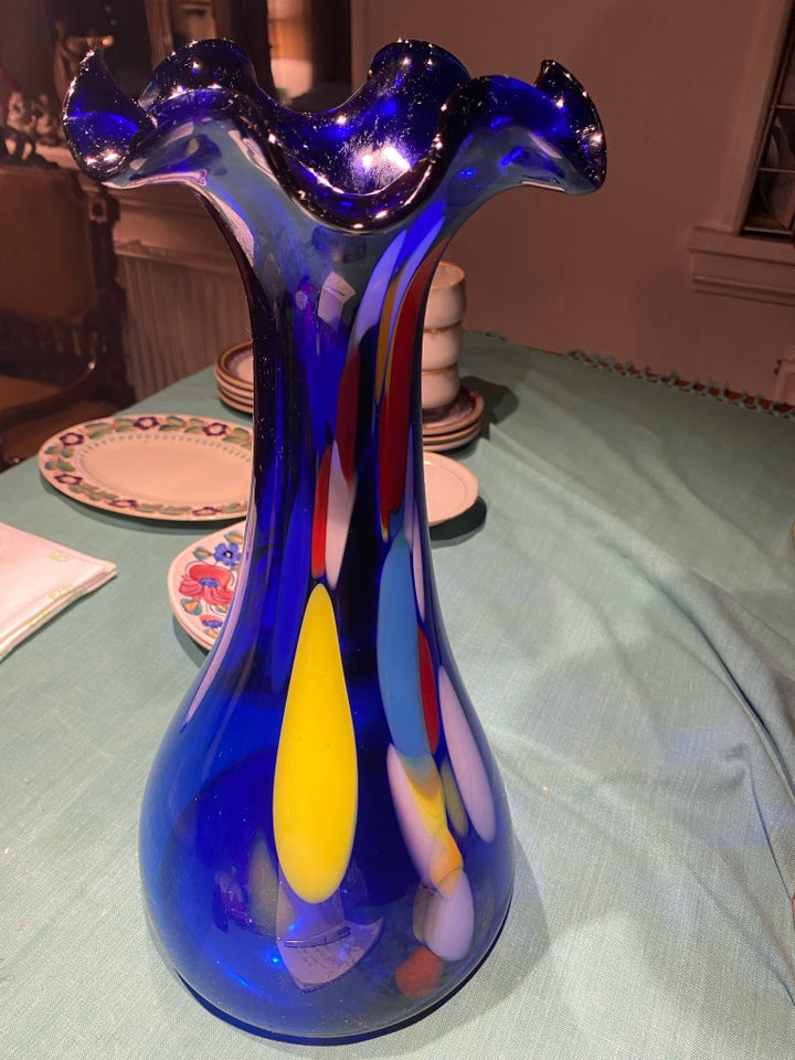 Vase, Millefiori Murano glas