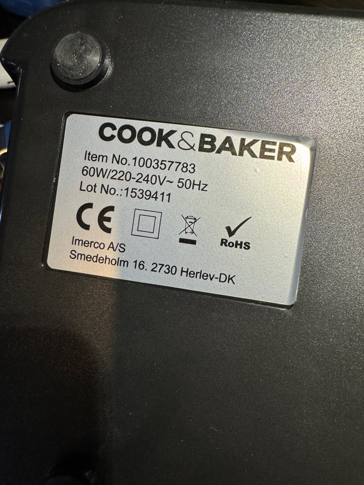 Sous Vide Cook  Baker