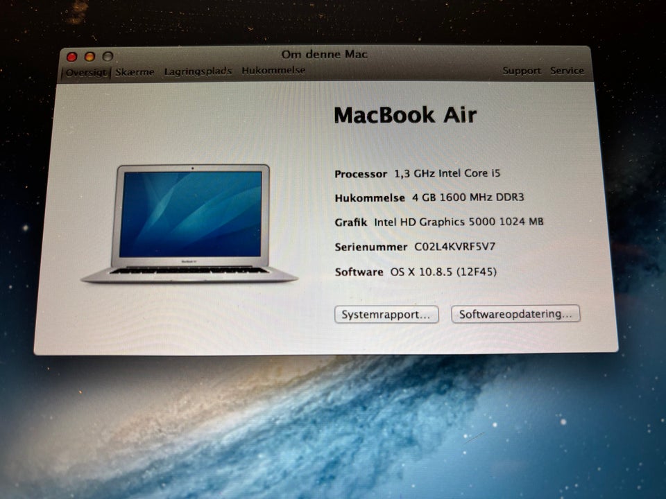 MacBook Air 2013 13 GHz