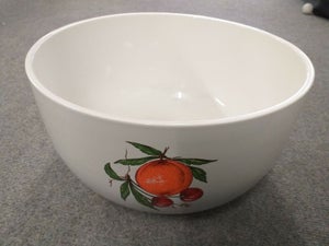 Porcelæn Stor skål Retro med