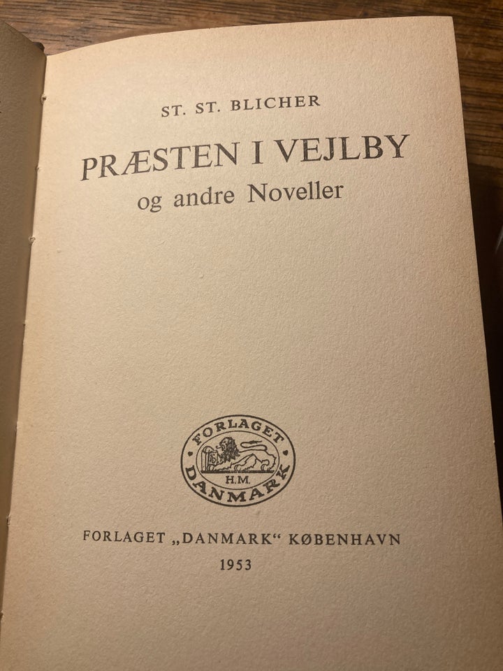 Præsten i Vejlby og andre noveller,