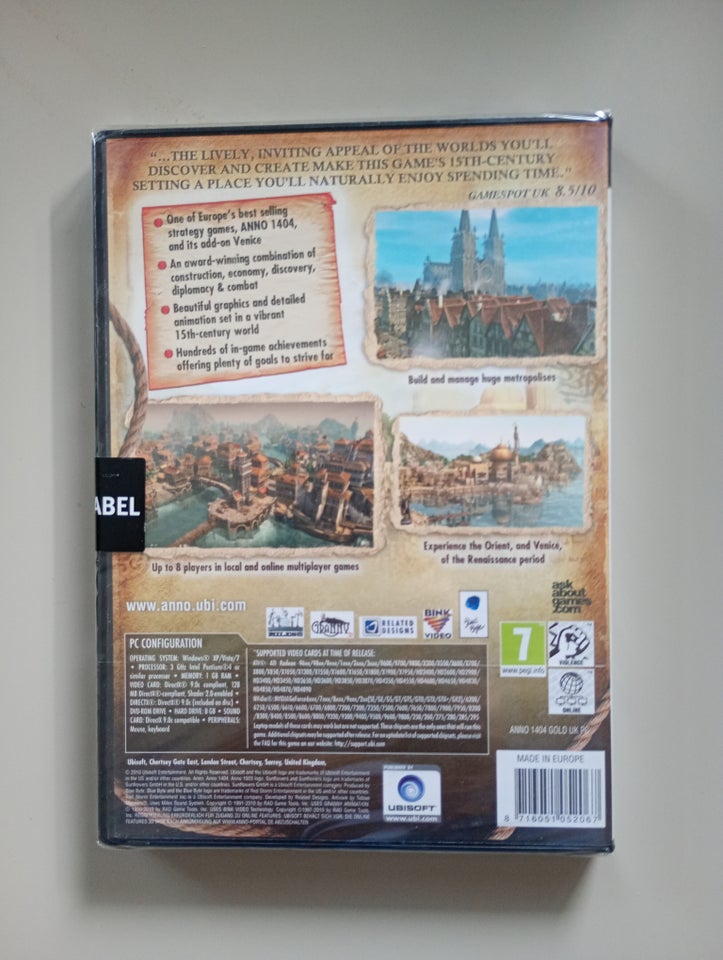 Anno 1404 Gold Edition (Ny i folie),