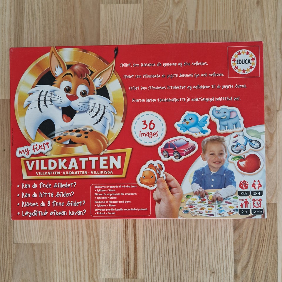 Vildkatten, Børne, brætspil