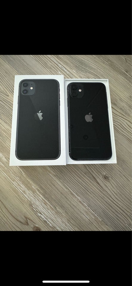 iPhone 11, 128 GB, sort