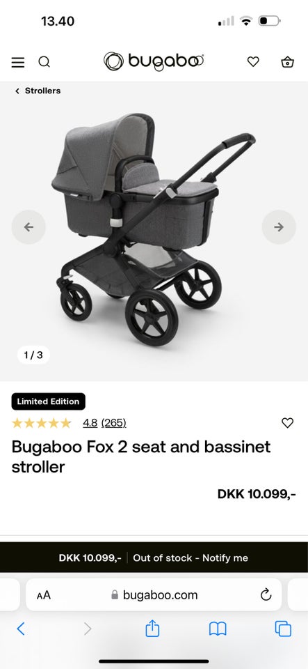 Kombivogn, Bugaboo FOX 2