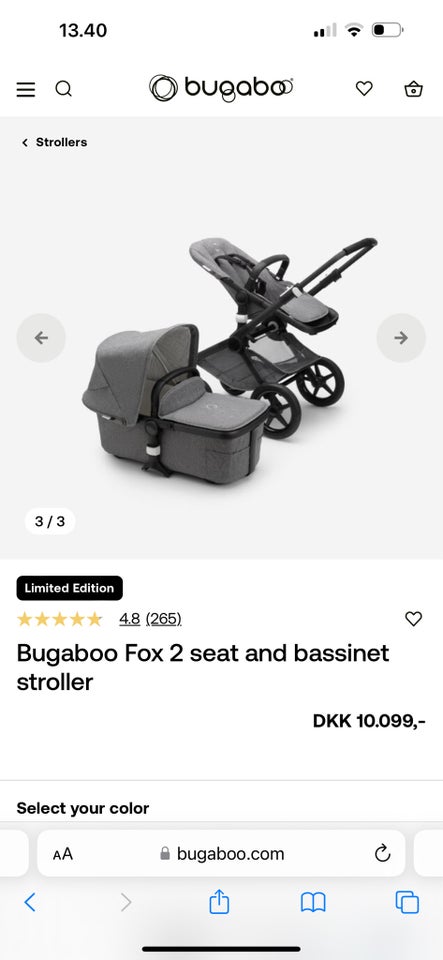 Kombivogn, Bugaboo FOX 2