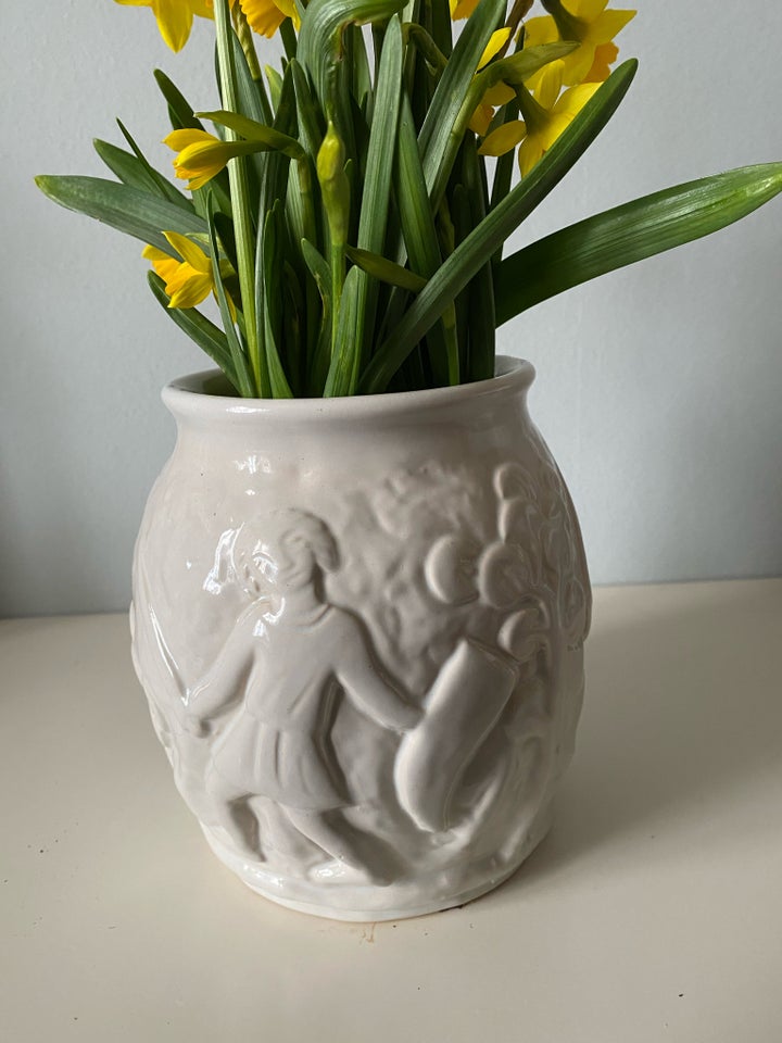 Keramik Gl Hjorth vase nr 653