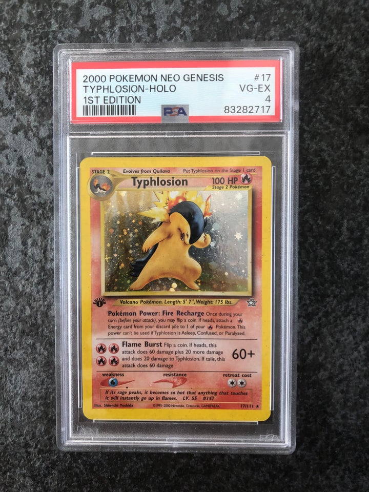 Samlekort Pokemon Typhlosion