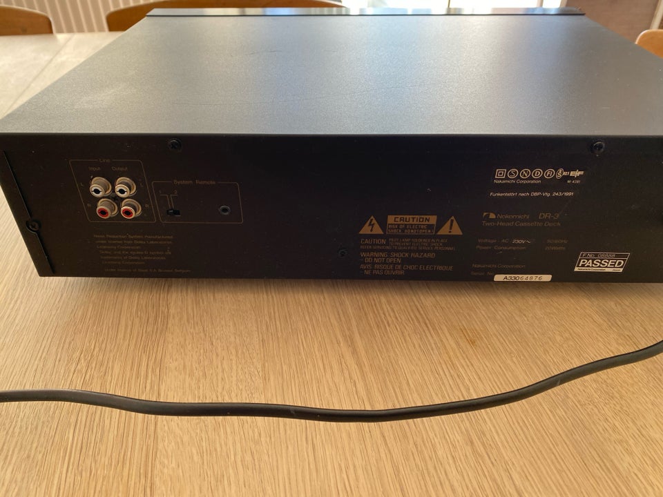 Båndoptager, Nakamichi, DR-3