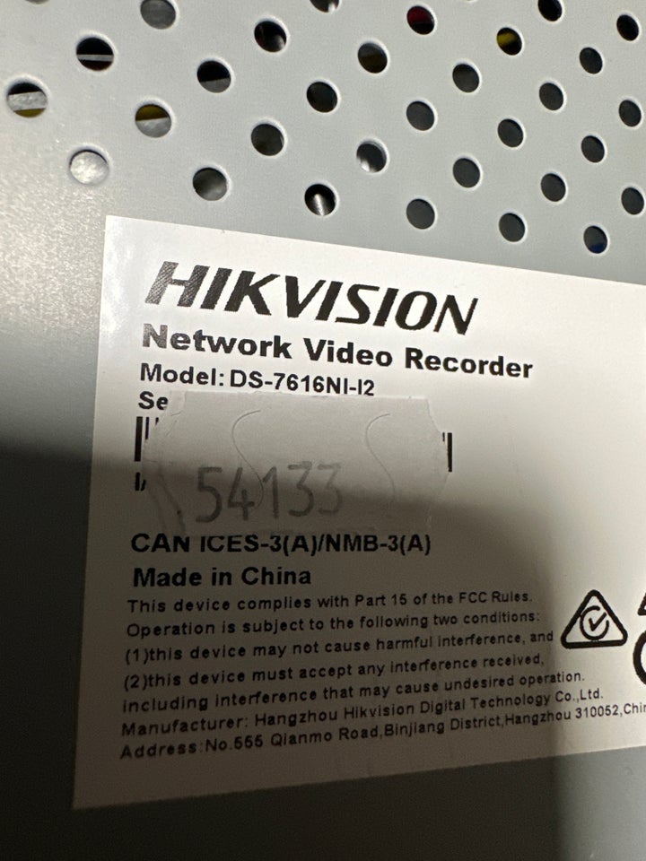 Videoovervågning, Hikvision