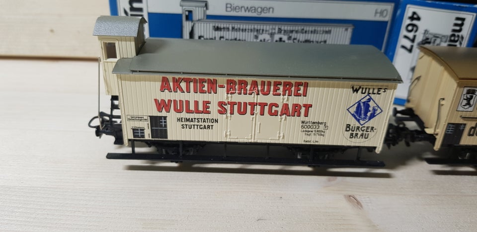 Modelbane, Märklin ØLVOGNE , skala