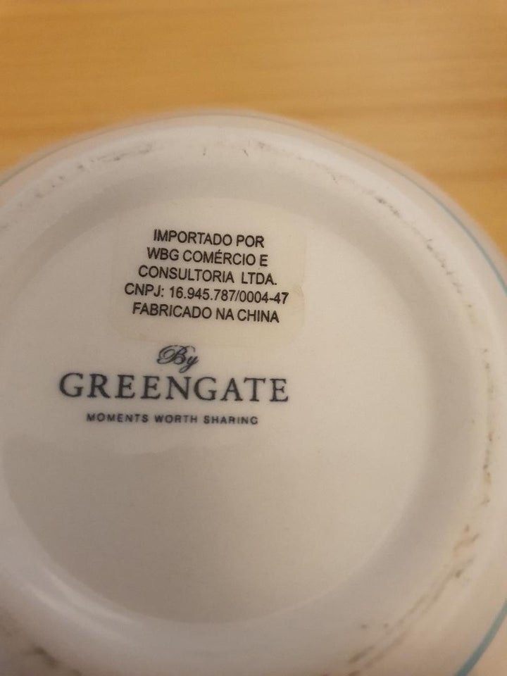 Porcelæn 2 skåle Greengate