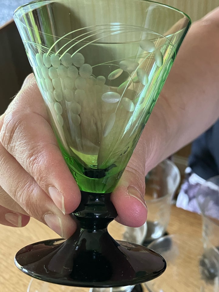 Glas 12 hvidvinsglas 10 cm i højde