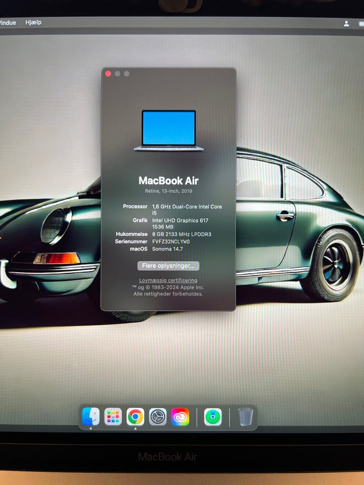 MacBook Air, 2019, 1,6 GHz