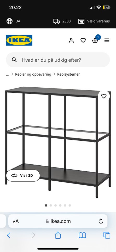 Anden reol, Ikea