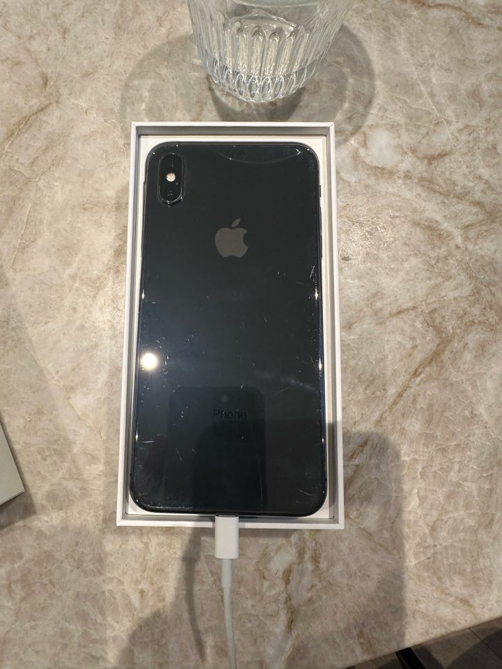 iPhone XS Max, 256 GB, sort