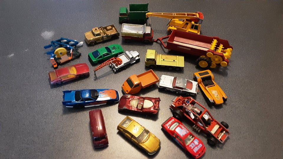 Blandet gamle biler Matchbox -