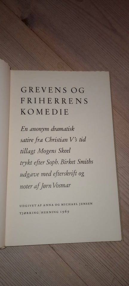 Grevens og Friherrens Komedie,