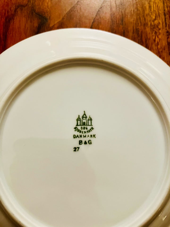 Porcelæn Tallerken Bing 