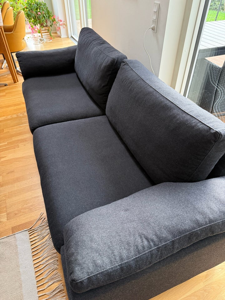 Sofa, uld, 3 pers.