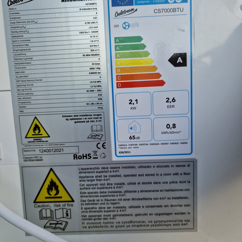 Aircondition, coolstream