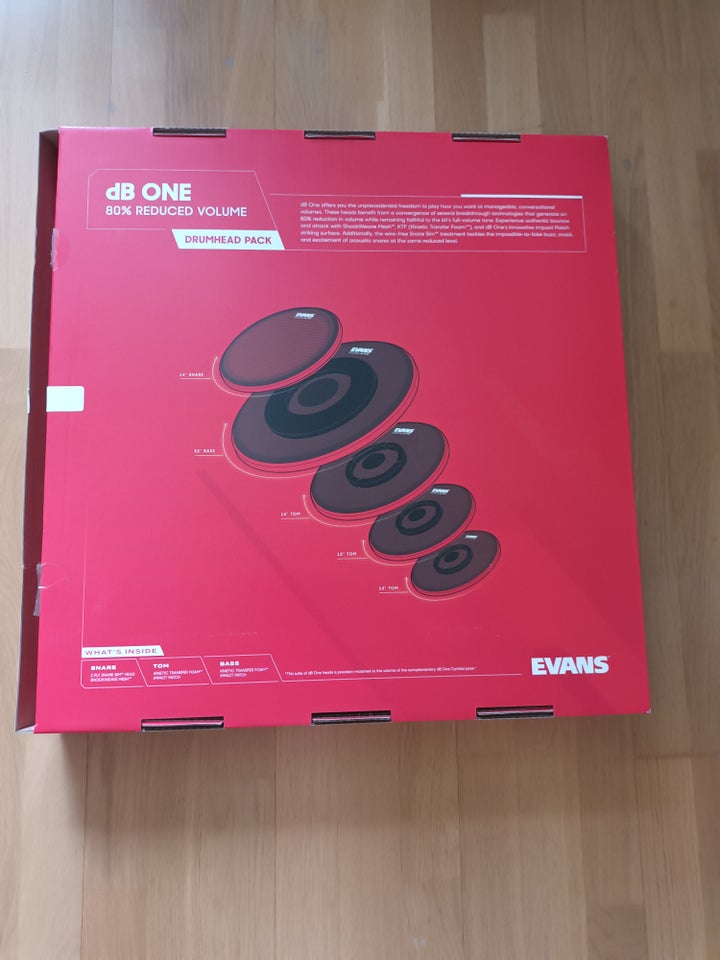 Andet, Evans dB One Rock Pack