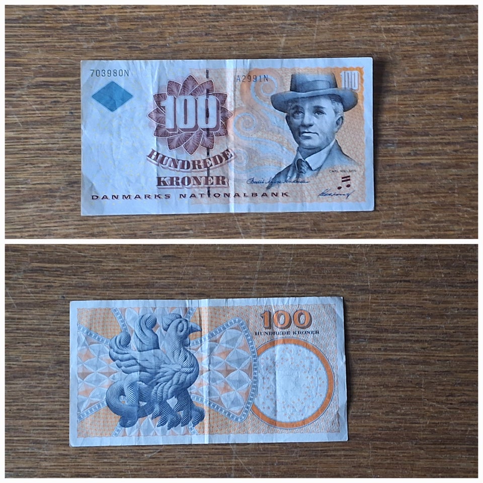 Danmark, sedler, 100 KRONER