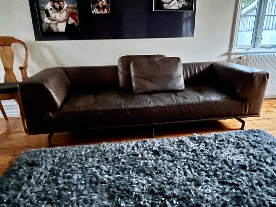 Sofa læder 3 pers