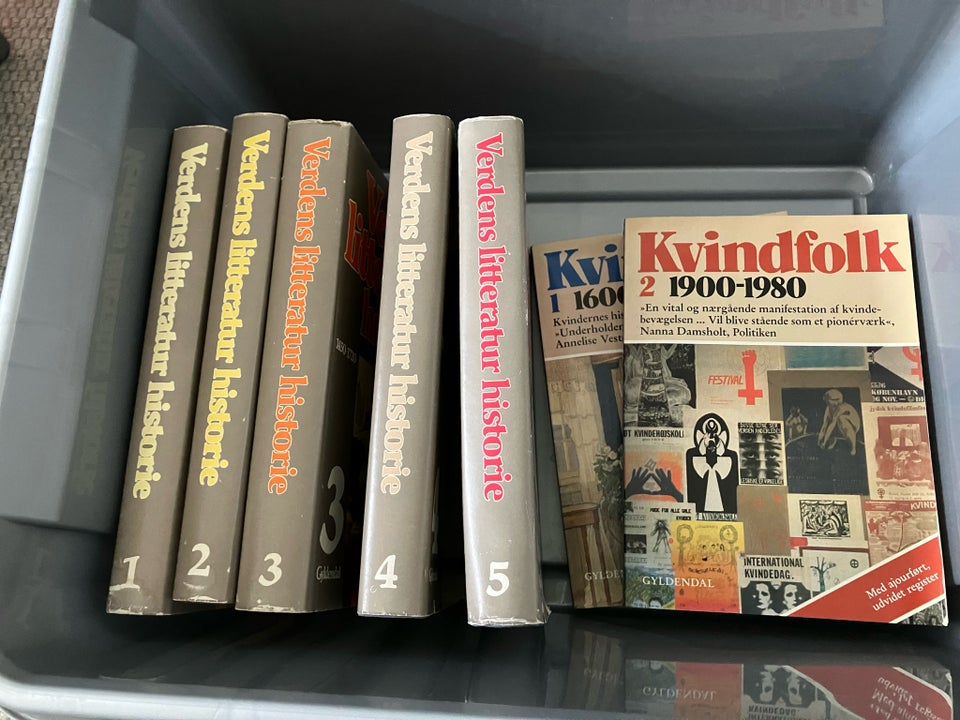 Verdens Litteratur Historie 5 bind