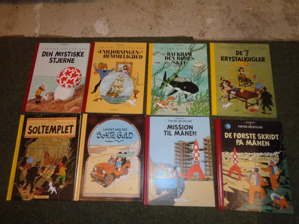 Tintin Faksimile 1-22 komplet