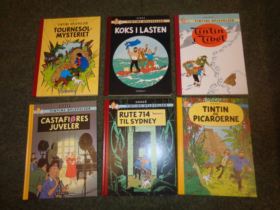 Tintin Faksimile 1-22 komplet