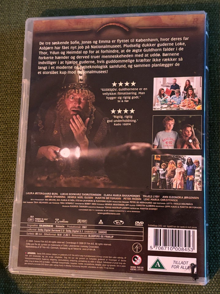 Guldhornene, DVD, familiefilm