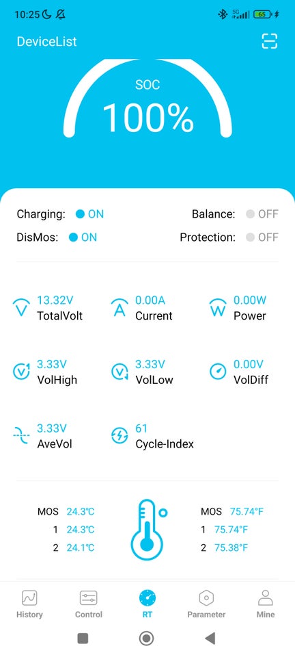 Lifepo4 12 v 300 amp med Bl...