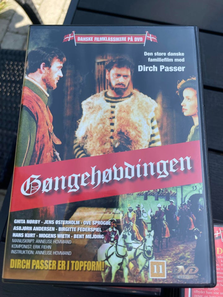 Gøngehøvdingen DVD familiefilm