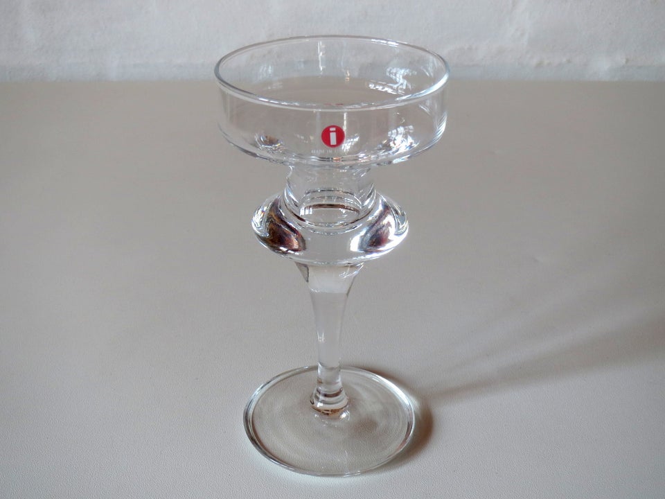 Glas lysestage Iittala