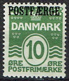 Danmark, postfrisk, postfærge