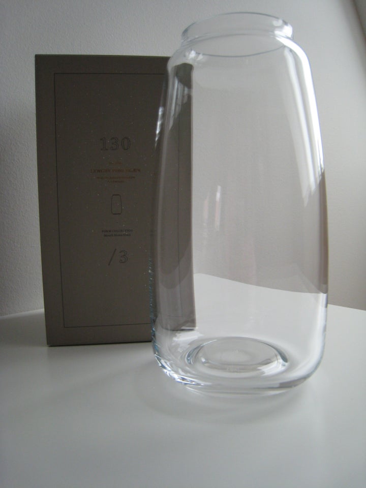 Glas vase Lyngby Porcelæn