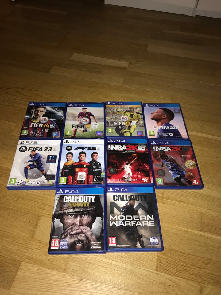 Sælger playstation spil PS5