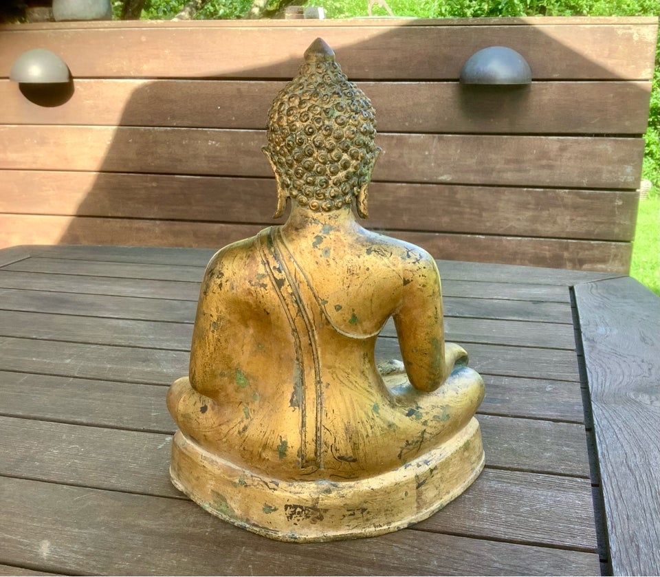 Buddha Antik Bronze 150 år gl